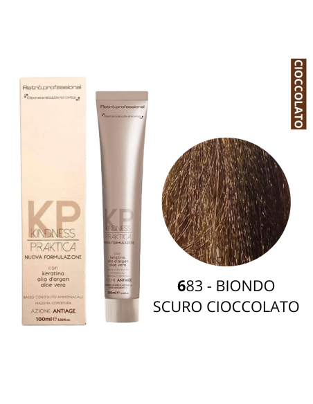 Crema Colorante (6.83 BIONDO SCURO CIOCCOLATO) - RETRO' PROFESSIONAL