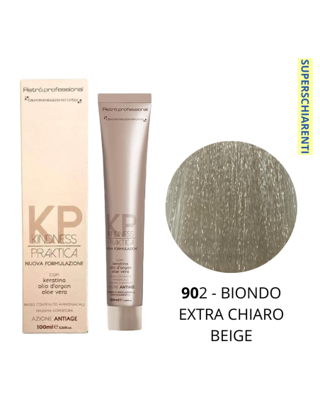 Crema Colorante (90.2 BIONDO EXTRA CHIARO BEIGE) - RETRO' PROFESSIONAL