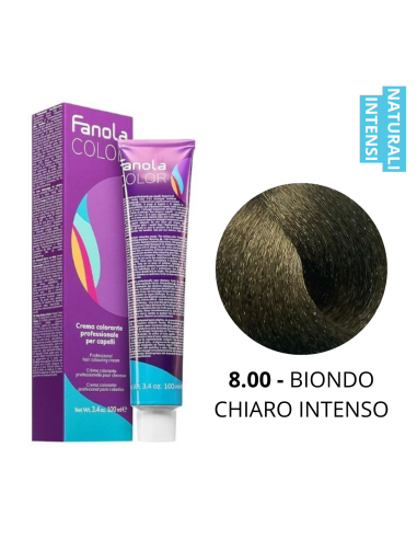 Crema Colorante (8.00 BIONDO CHIARO INTENSO) -...