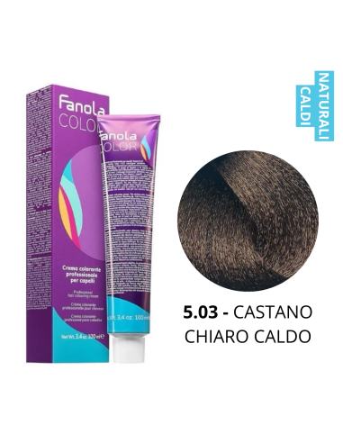 Crema Colorante (5.03 CASTANO CHIARO CALDO) -...