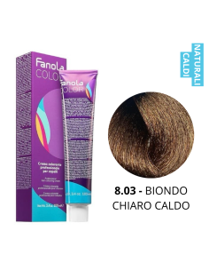 Crema Colorante (8.03 BIONDO CHIARO CALDO) - FANOLA