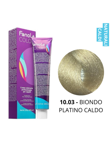 Crema Colorante (10.03 BIONDO PLATINO CALDO) -...