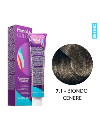 Crema Colorante (7.1 BIONDO CENERE) - FANOLA