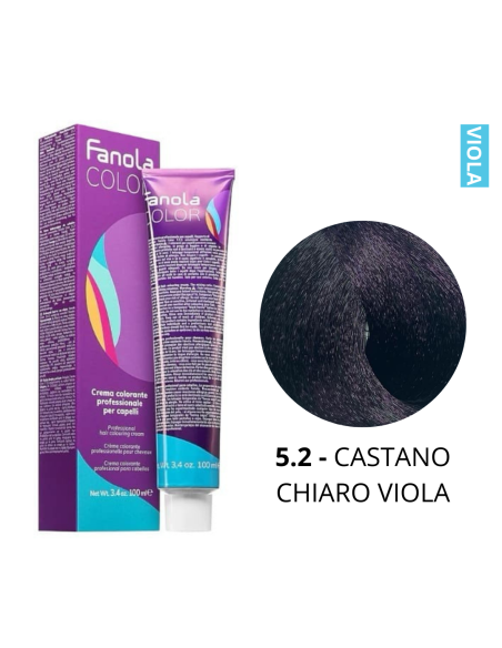 Crema Colorante (5.2 CASTANO CHIARO VIOLA) - FANOLA