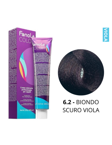 Crema Colorante (6.2 BIONDO SCURO VIOLA) - FANOLA
