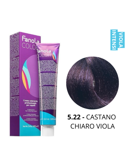 Crema Colorante (5.22 CASTANO CHIARO VIOLA) - FANOLA