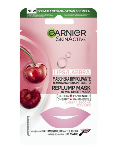 Maschera in Tessuto Labbra Rimpolpante