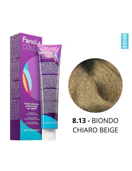 Crema Colorante (8.13 BIONDO CHIARO BEIGE) - FANOLA