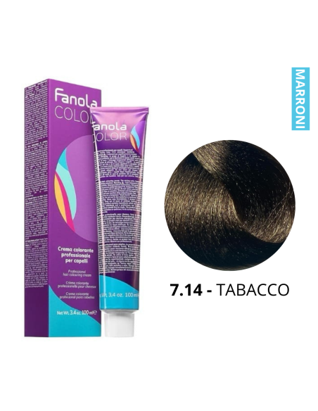 Crema Colorante (7.14 TABACCO) - FANOLA