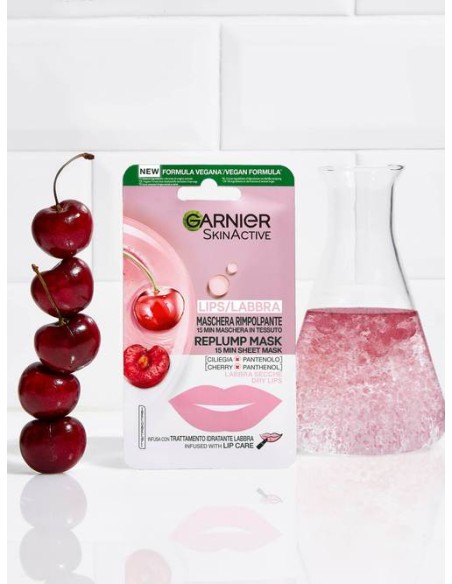 Maschera in Tessuto Labbra Rimpolpante