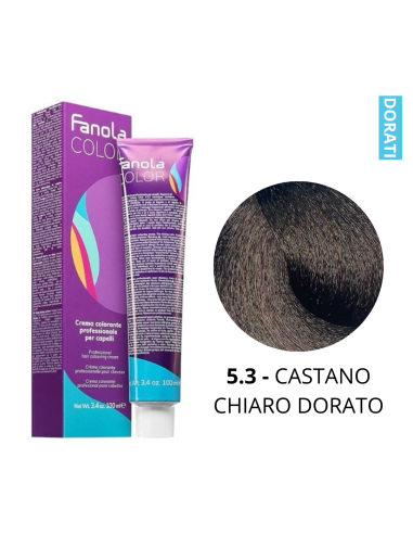 Crema Colorante (5.3 CASTANO CHIARO DORATO) -...