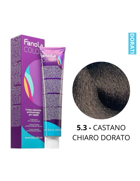 Crema Colorante (5.3 CASTANO CHIARO DORATO) - FANOLA