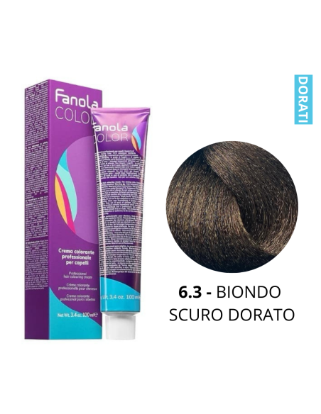 Crema Colorante (6.3 BIONDO SCURO DORATO) - FANOLA