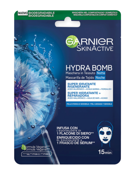 Maschera In Tessuto Super Idratante Rigenerante Per Pelle Stanca E Sensibile