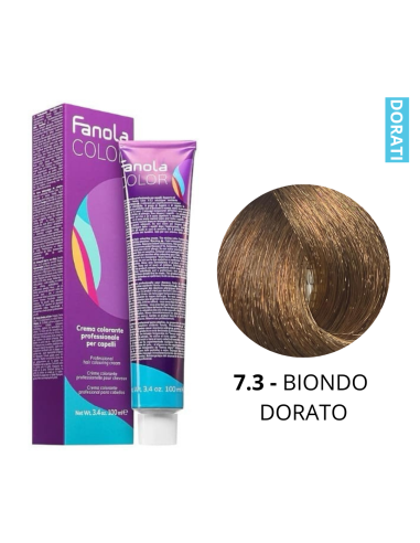 Crema Colorante (7.3 BIONDO DORATO) - FANOLA