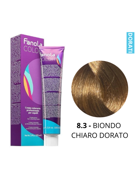 Crema Colorante (8.3 BIONDO CHIARO DORATO) - FANOLA