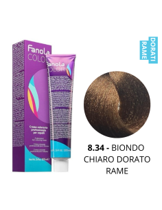 Crema Colorante (8.34 BIONDO CHIARO DORATO RAME) - FANOLA