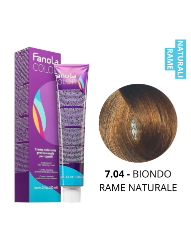 Crema Colorante (7.04 BIONDO RAME NATURALE) -...