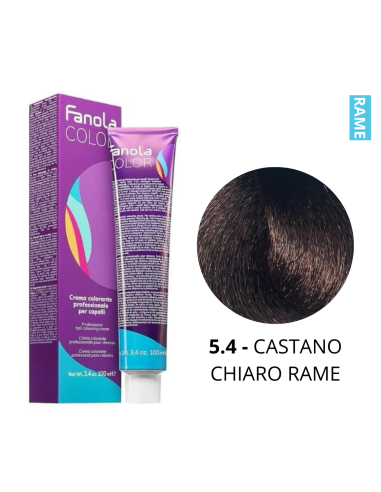 Crema Colorante (5.4 CASTANO CHIARO RAME) - FANOLA