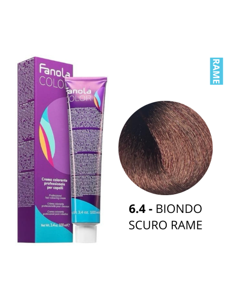 Crema Colorante (6.4 BIONDO SCURO RAME) - FANOLA