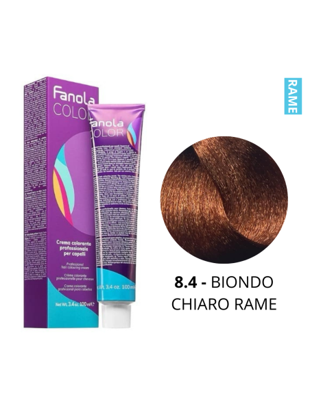 Crema Colorante (8.4 BIONDO CHIARO RAME) - FANOLA