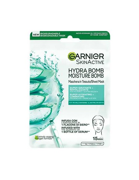 Maschera In Tessuto Super Idratante Rivitalizzante Aloe Vera