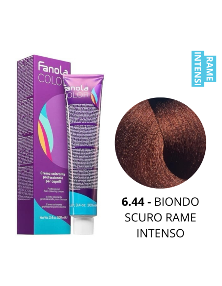 Crema Colorante (6.44 BIONDO SCURO RAME INTENSO) - FANOLA