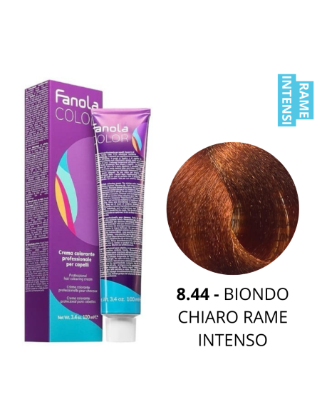 Crema Colorante (8.44 BIONDO CHIARO RAME INTENSO) - FANOLA