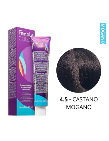 Crema Colorante (4.5 CASTANO MOGANO) - FANOLA