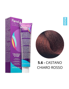Crema Colorante (5.6 CASTANO CHIARO ROSSO) - FANOLA