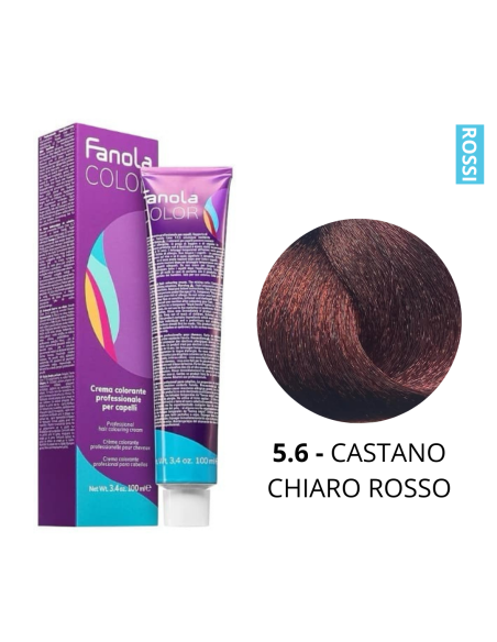 Crema Colorante (5.6 CASTANO CHIARO ROSSO) - FANOLA