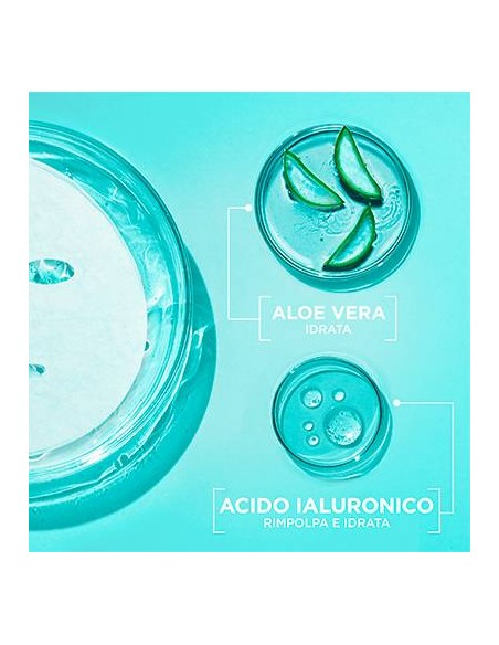 Maschera In Tessuto Super Idratante Rivitalizzante Aloe Vera