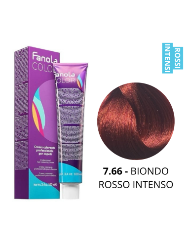Crema Colorante (7.66 BIONDO ROSSO INTENSO) -...