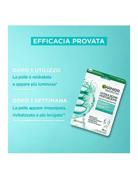 Maschera In Tessuto Super Idratante Rivitalizzante Aloe Vera