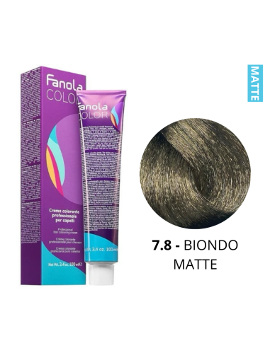 Crema Colorante (7.8 BIONDO MATT) - FANOLA