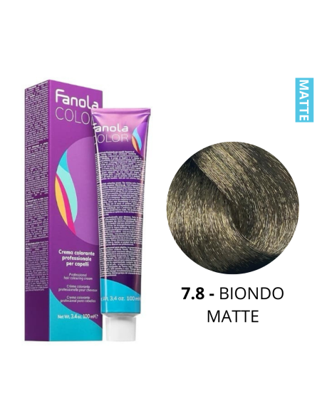 Crema Colorante (7.8 BIONDO MATT) - FANOLA