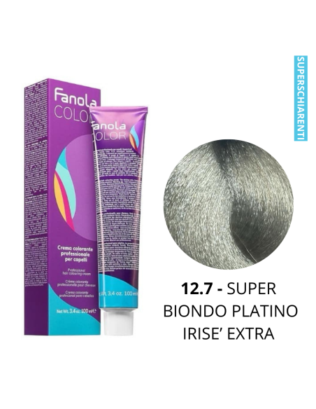 Crema Colorante (12.7 SUPER BIONDO PLATINO IRISE' EXTRA) - FANOLA