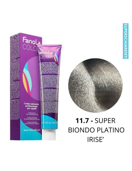 Crema Colorante (11.7 SUPER BIONDO PLATINO IRISE') - FANOLA
