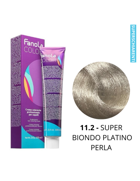 Crema Colorante (11.2 SUPER BIONDO PLATINO PERLA) - FANOLA