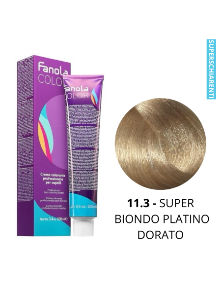 Crema Colorante (11.3 SUPER BIONDO PLATINO DORATO) - FANOLA