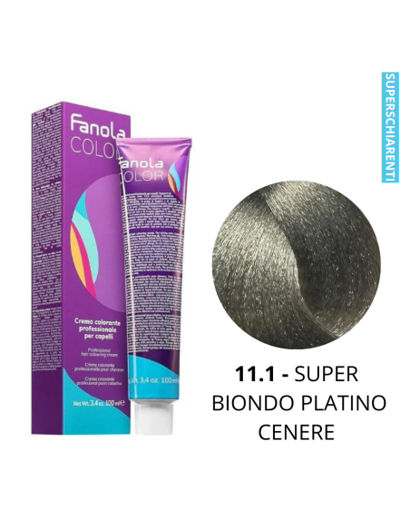 Crema Colorante (11.1 SUPER BIONDO PLATINO CENERE) - FANOLA