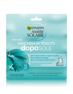 Maschera in tessuto doposole