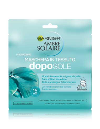 Maschera in tessuto doposole