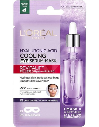 Maschera-siero contorno occhi con acido...