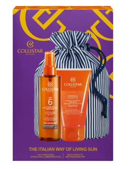 Collistar Cofanetto Olio Secco Superabbronzante Idratante SPF6
