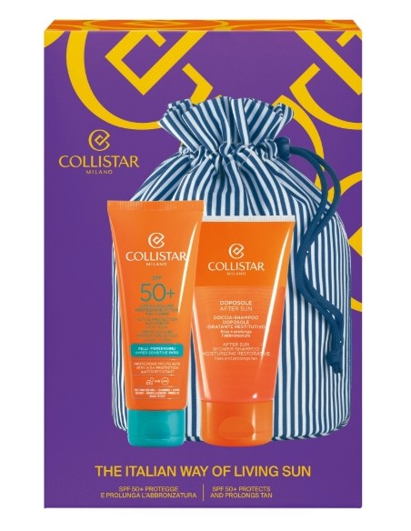 Collistar Cofanetto Crema Solare Protezione Attiva Pelli Ipersensibili SPF50+