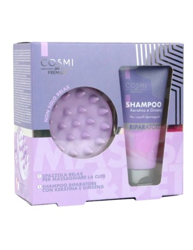Cosmi Set Shampoo Con Spazzola Per Cute Capelli