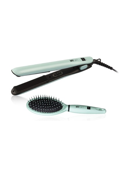 MY GIFT Kit Piastra Professionale + Spazzola - Labor Pro