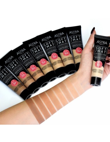 Astra Soft Mat Foundation - Fondotinta Effetto...