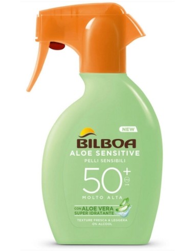 Bilboa Aloe Sensitive Pelli Sensibili 50+ Spray